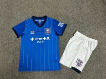 Ipswich Town Home  Blue Kids 1:1  Quality Soccer Jersey 24/25