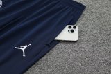 Paris Hooded long sleeved Blue 1:1 Training suit 24/25