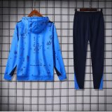 Chelsea  Hooded  Long Sleeved Blue 1:1 Training suit 24/25