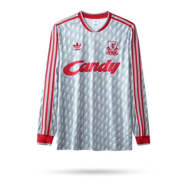 Liverpool Home Long sleeve Retro 1:1 Quality Soccer Jersey 1989/1991