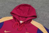Barcelona Hooded Long Sleeved Red 1:1 Training suit 24/25