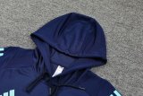 24/25 Arsenal Hooded Long Sleeved Blue 1:1 Training suit