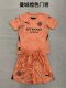 24/25  Manchester City  Orange  goalkeeper   1:1 Quality Kids Soccer Jersey
