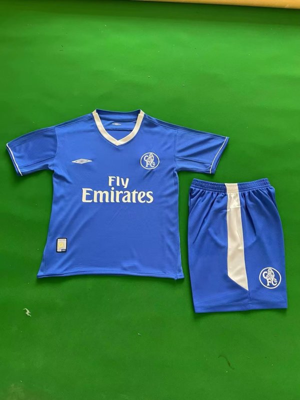 Chelsea Home Kids Retro 1:1 Quality Soccer Jersey 2003/2005