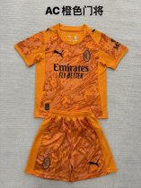 AC Milan Goalkeeper Orange Kids 1:1 Quality Soccer Jersey 25/26 AC Milan Goalkeeper Orange Kids 1:1 Quality Soccer Jersey 25/26