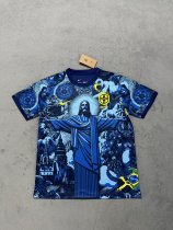 Brazil Jesus Special Edition Blue Fans 1:1 Quality Soccer Jersey 25/26