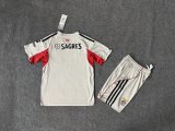 Benfica Away Kids Kits 1:1 Quality Soccer Jersey 25/26