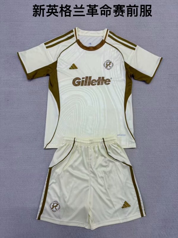 New England Revolution Pre match uniform Fans 1:1 Quality Soccer Jersey 25/26