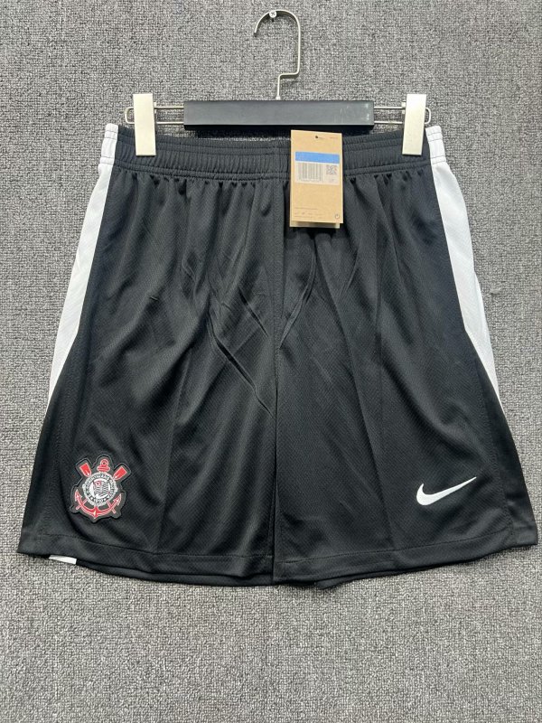 Corinthians Home Black Shorts 25/26
