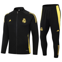 Real Madrid  Black Training Tracksuit 1:1 Quality Training Jersey 24/25