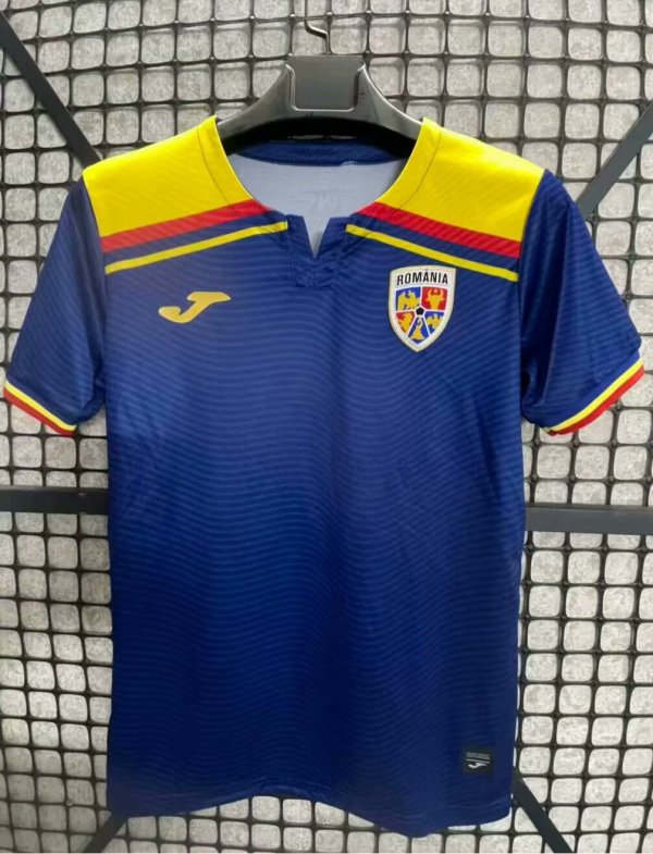 Romania Two customers in Blue Fans 1:1 Quality Soccer Jersey 25/26