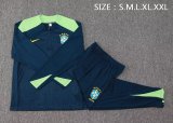 Brazil Training  Blue 1:1 Quality Training Jersey 24/25