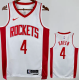 Rockets GREEN #4 White Hot Pressed    1:1 Quality NBA Jersey 24/25