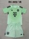 Bayern Munich Green Goalkeeper Kids 1:1 Soccer Jersey 25/26