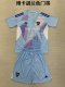24/25 Boca  Goalkeeper Lake Blue Kids Kits 1:1 Quality Soccer Jersey
