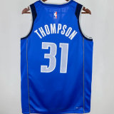 Mavericks THOMPSON #31 Blue 1:1 Quality NBA Jersey 2025