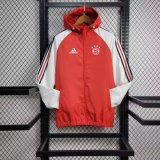 Bayern Munich Red Windbreaker 2024
