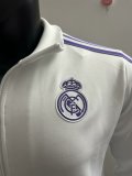 Real Madrid White Jacket Tracksuit Retro Player 1:1 Quality 24/25