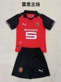 Stade Rennais Home Kids Kits 1:1 Quality Soccer Jersey 25/26