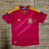 Spain Home Red Fans 1:1 Quality Retro Soccer Jersey 2012