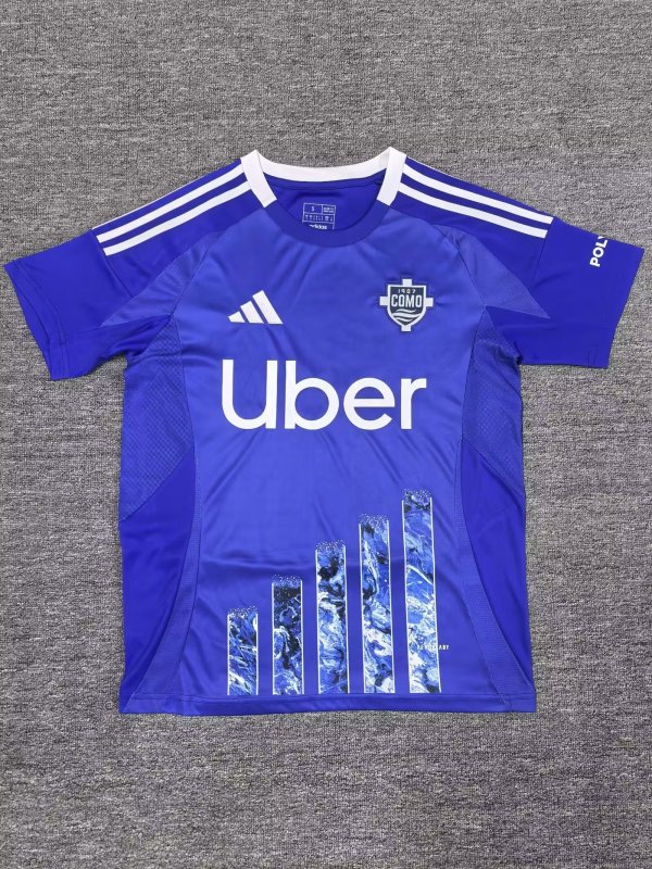 24/25 Como Home Blue Fans 1:1 Quality Soccer Jersey