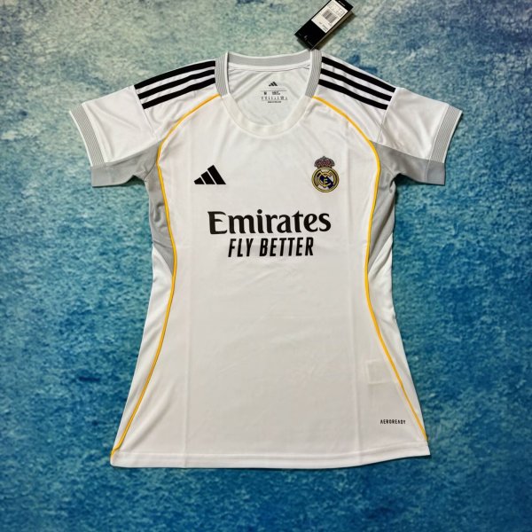 Real Madrid Home Fans Women Soccer Jersey 25/26