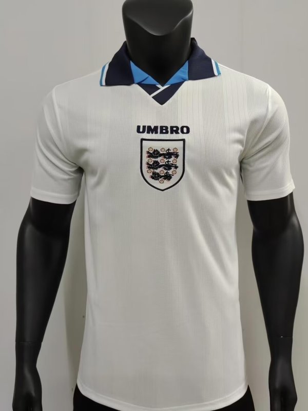 England Home  Fans 1:1 Quality Retro Soccer Jersey 1996