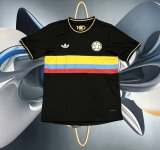 Colombia 100th Anniversary Black Commemorative Edition Fans 1:1 Quality Soccer Jersey 24/25