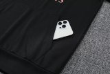 Paris Hooded Long Sleeved Black 1:1 Training suit 24/25