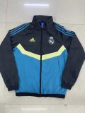 Real Madrid Blue Black Windbreaker 24/25
