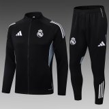 Real Madrid Black Jacket Tracksuit 1:1 Quality 25/26