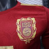 Bayern Munich  125th Anniversary  Red Long Sleeve Player 1:1 Quality Soccer Jersey 24/25