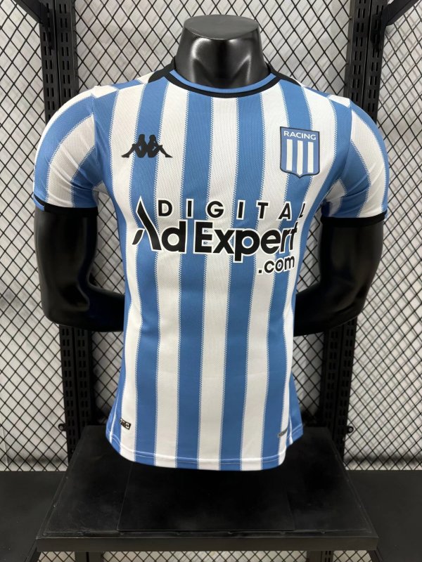 Racing Club Home Player 1:1 Quality Soccer Jersey 24/25