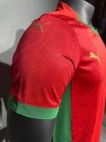 Morocco Red  Home Player 1:1 Quality Soccer Jersey 25/26