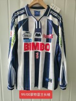 Monterrey Home Long sleeve Fans Retro 1:1 Quality Soccer Jersey 1999/2000