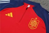 24/25 Spain Training Suit  Red  1:1 Quality Training Jersey