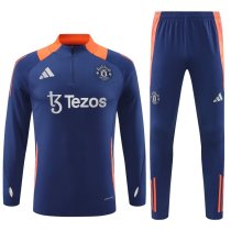 24/25  Manchester United Training  Blue 1:1 Quality Training Jersey