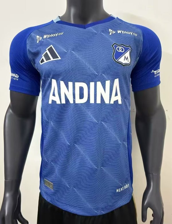 Millonarios Futbol Home Player 1 Quality Soccer Jersey 25/26