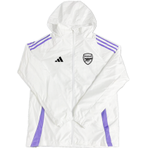 24/25 Arsenal White Windbreaker