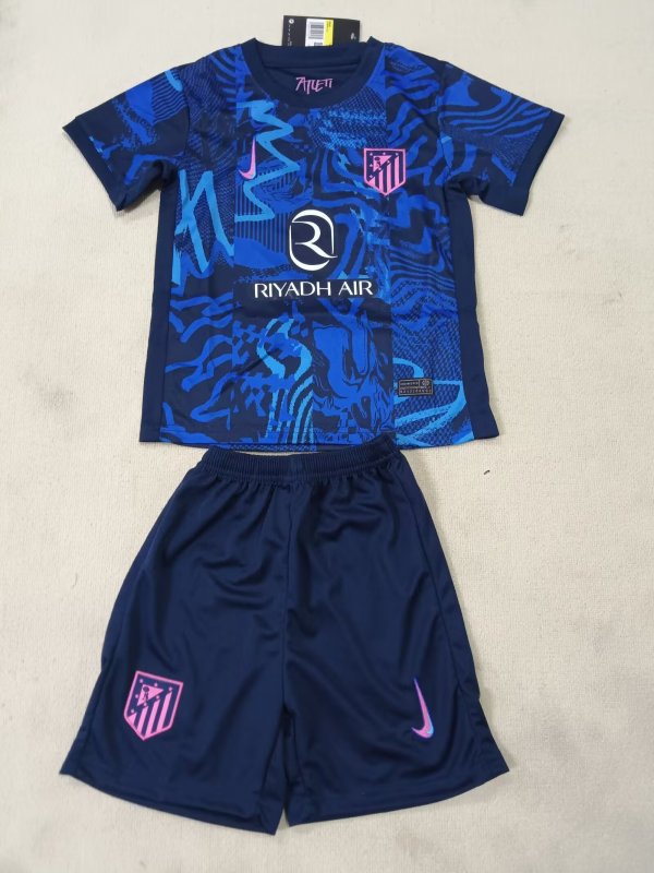 Atletico Madrid  Third Kids Soccer Jersey 24/25