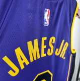 Lakers JAMES JR. #9 Blue 1:1 Quality NBA Jersey热压 2025