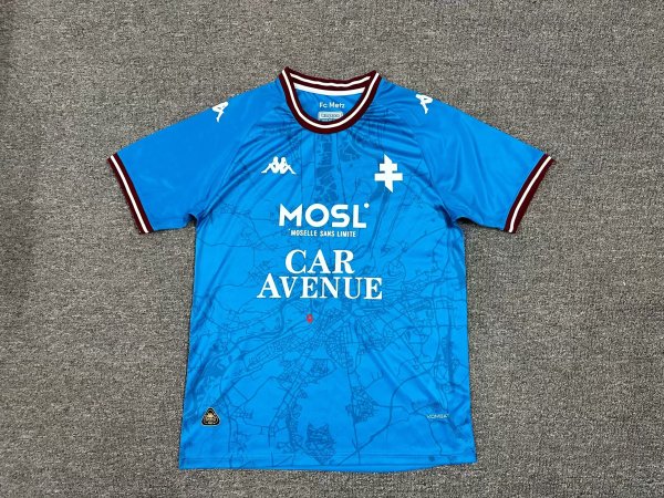FC Metz Away Fans 1:1 Quality Soccer Jersey 24/25