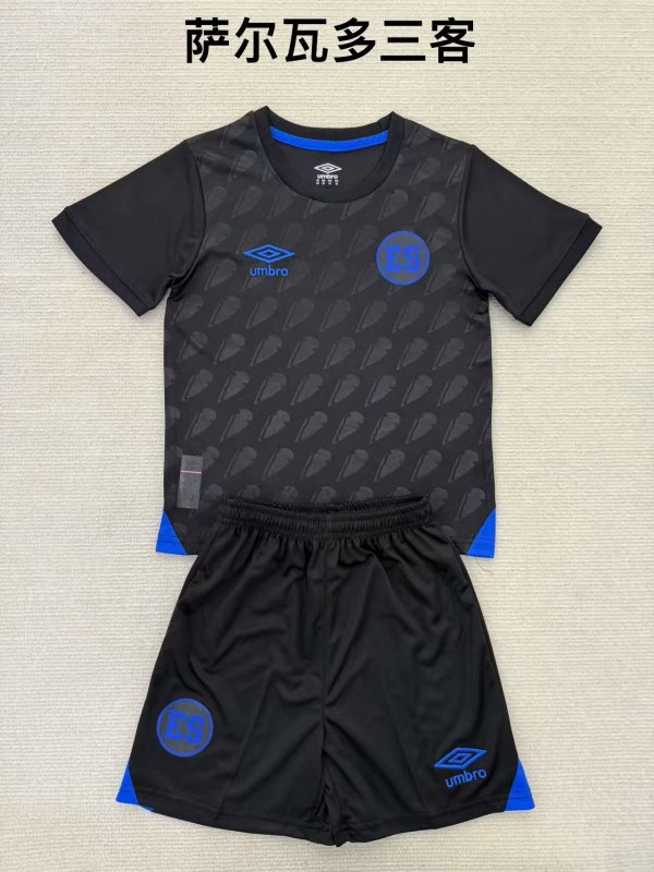 El Salvador Third 1:1 Kids Soccer Jersey 25/26