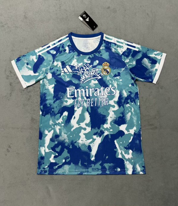 Real  Madrid Special Edition Blue Fans 1:1 Quality Soccer Jersey 25/26