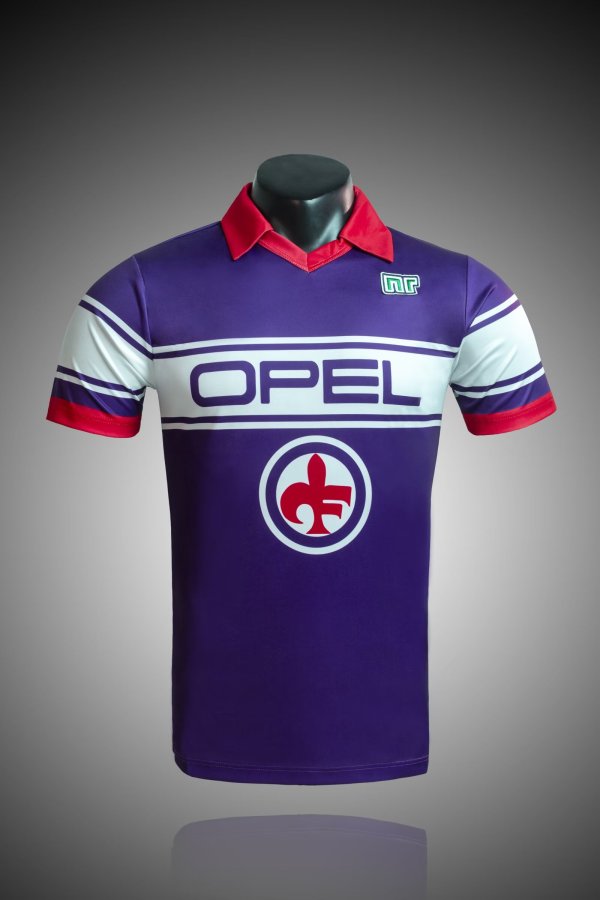 Fiorentina Home Purple Fans 1:1 Quality Retro Soccer Jersey 1984/1985
