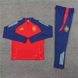 24/25 Spain Training Suit  Red  1:1 Quality Training Jersey