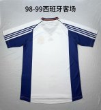 Spain Away Fans 1:1 Quality Retro Soccer Jersey 1998/1999