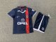 Paris Home  Kids Retro 1:1 Quality Soccer Jersey 2001/2002
