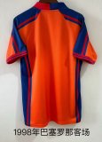 Barcelona  Away Fans 1:1 Quality Retro Soccer Jersey 1998