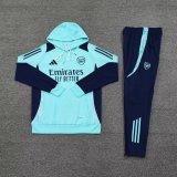 24/25 Arsenal Hooded  Long Sleeved Blue 1:1 Training suit